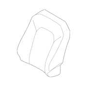 Seat Back Cushion Cover - Left, Front
