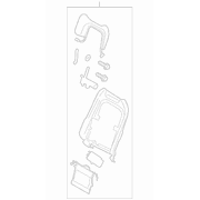 Onyx Panel <br>Seat Back cover Frame support Pad Seat Shield