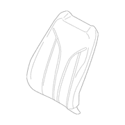 Seat Back Cushion Cover - Left, Front