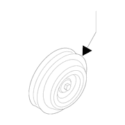 Air Conditioning (A/C) Compressor Clutch - Center