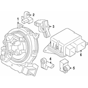 Cover And Contact Plate Air Bag Clockspring PL <br>Air
