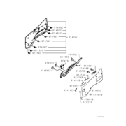 BRACKET,FR DOOR TRIM,LH 2