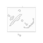 Body A-Pillar Trim Panel Pillar Windshield MOULDING <br>Decorative mounted to A of the vehicle