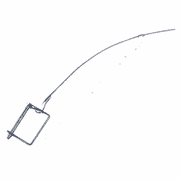 Wire Lock Pin, 1/4 in