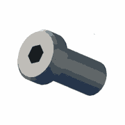 Low Head Socket Cap Screw, 3/8-16 x 3/4 in