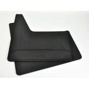 Super Duty DRW 2011-2024 Splash Rear Guard Pair w/ Black Ford Logo