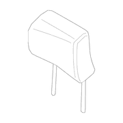 Carmelo Headrest pad <br>Headrest part of the Seat (luxury leather)