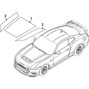 Hood Decal <br>A picture, design, or label that will stick to the surface of Graphics overlay