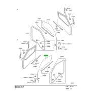 GLASS,FR DOOR WINDOW,RH 1