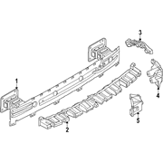 Bracket Bumper Mounting - Right, Rear