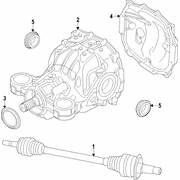 Axle - Rear 2.3L