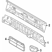 Grille Air - Right, Rear, Inlet