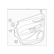 Door Interior Trim Panel - Right, Rear, Upper
