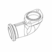 Upper EGR Hot Pipe for S60 14L DDEC VI EPA07