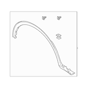 MOULDING Wheel Arch Molding Opening <br>Wheel - Right, Lower