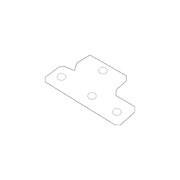Roof Side Rail Reinforcement Bracket - Right, Inner