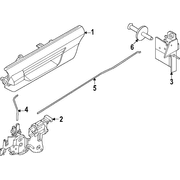 Latch Lock <br>Tailgate Tailgate controller Remote control - Left, Right