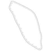 Door Seal Weatherstrip - Left, Rear