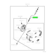 CABLE ASSY,A/T PARKING BRAKE 1