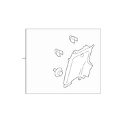 Body C-Pillar Trim Panel - Right, Inner (XL, XLT)