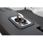 Bull Accessories Retractable Polished Stainless Steel Bed Hooks