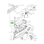 INSULATOR,EXHAUST TAIL PIPE 1