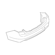 Bumper Cover Screened Distributor - Rear