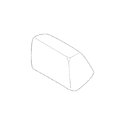 Roll Type Headrest Cover - Front, Center (XLT)