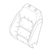 Seat Back Cushion Pad - Front