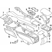 Console Panel Metal <br>Panel used for the Closure Extension Insert Side trim - Left, Front
