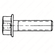 M12 x 50 mm Hex Flange Bolt for Pump Mounting