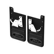 Super Duty 2023-2024 Gatorback Rear Splash Guards Ford Oval Gunmetal