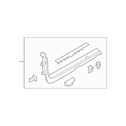 Door Sill Plate Scuff - Right, Front