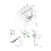 BOLT,FUEL INJECTION TUBE 1