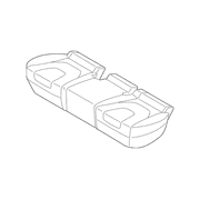 Seat Cover Cushion - Rear