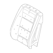 Seat Back Cushion Pad - Front