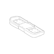 Seat Cushion Foam Pad - Rear