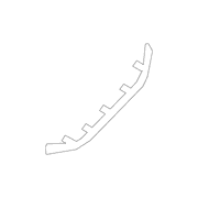 Interior Grab Bar Cap Handle Assist Cover - Left