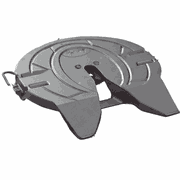 Fifth Wheel - FW35, Flat Plate, 8.625, Right Hand, FWBIAS