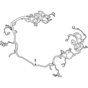 Single charger Wire Harness - Front, Center