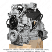 3/4 Engine MBE906 6.4L EPA98 Without Constant Throttle and 2-Flywheel Housing