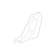 Seat Back Recliner Adjustment Mechanism Cover - Left, Rear