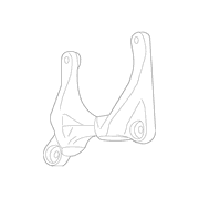 Automatic Transmission Mount Bracket Retaining Plate And Body - Rear