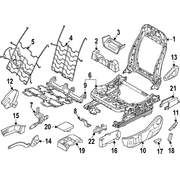 Seat Back Recliner Adjustment Handle <br>Handle used to adjust the recline angle of