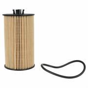 Engine Oil Filter Kit Element and Gasket - Front