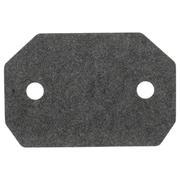 Door Lock Striker Plate Seal Reinforcement Pad - Back