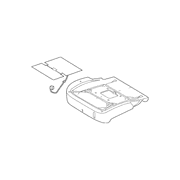 Seat Cushion Foam Pad - Right, Front