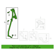 Belt Seat <br>Seat Lap and Shoulder Repair Kit Retractor Onyx - Left, Rear, Outer