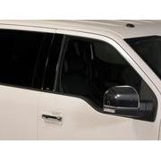 Reg Cab Black Platinum Stainless Steel B-Pillar Trim for Vehicles without Factory Keypad