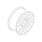 Wheel Rim 20 X 8 Cast Alum - Premium Paint